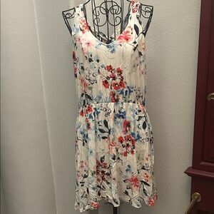 Floral Sleeveless Tank Dress